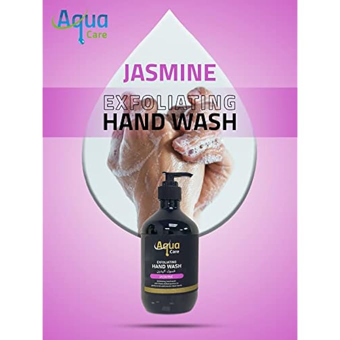 Aqua Care EXFOLIATING HAND WASH- JASMINE 500ML - Image 2